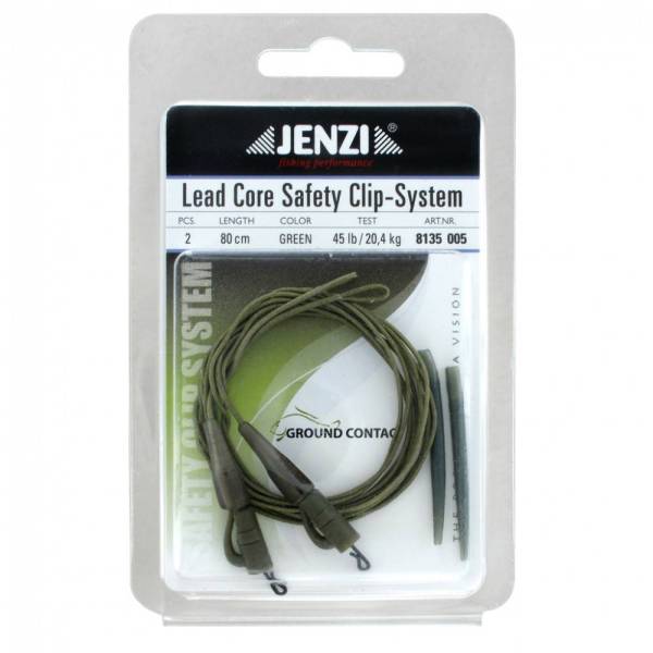 Leadcore Safety Clip-SystGreen