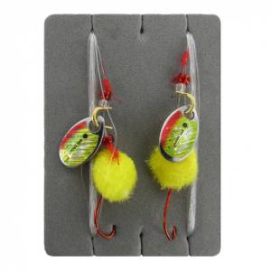 Trout-Leader/Rig, deluxe, yellow
