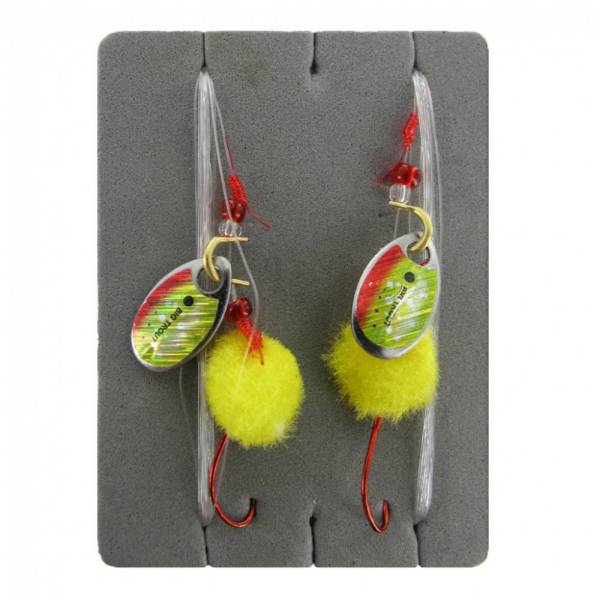 Trout-Leader/Rig, deluxe, yellow
