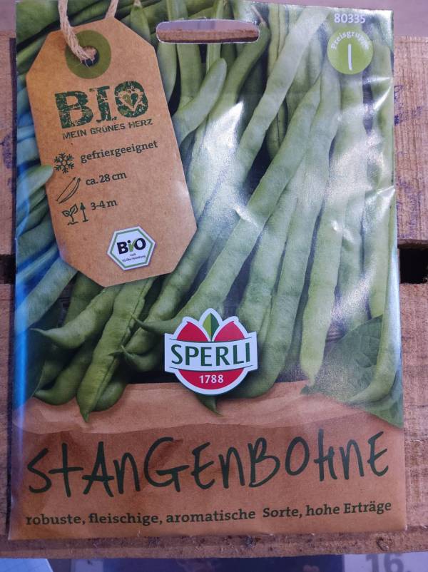 Bio Stangenbohne Neckarkönigin